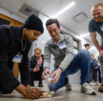 Students participate in the Engineering Olympics at the AIChE North Central Regional Conference hosted by UIC's Chemical Engineering Department 