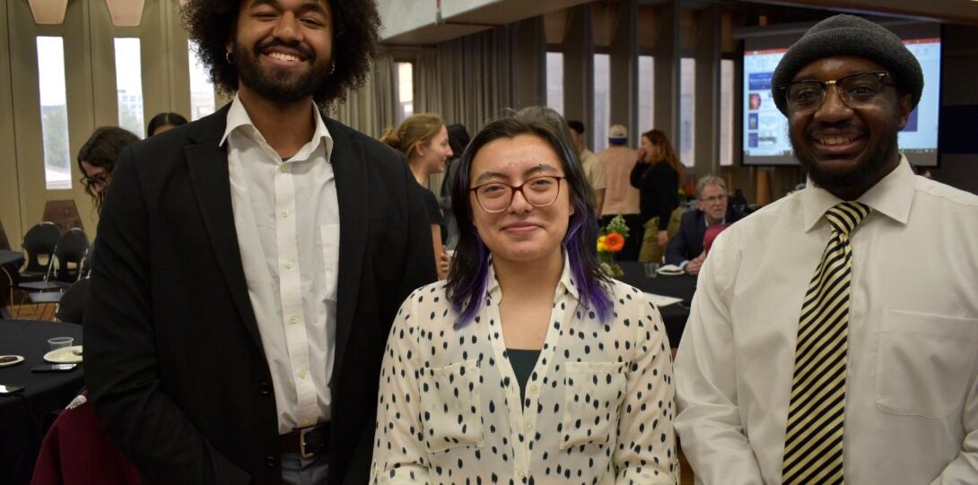 Ben Dobbins, Natalie Salas, and Gabe Nkpe