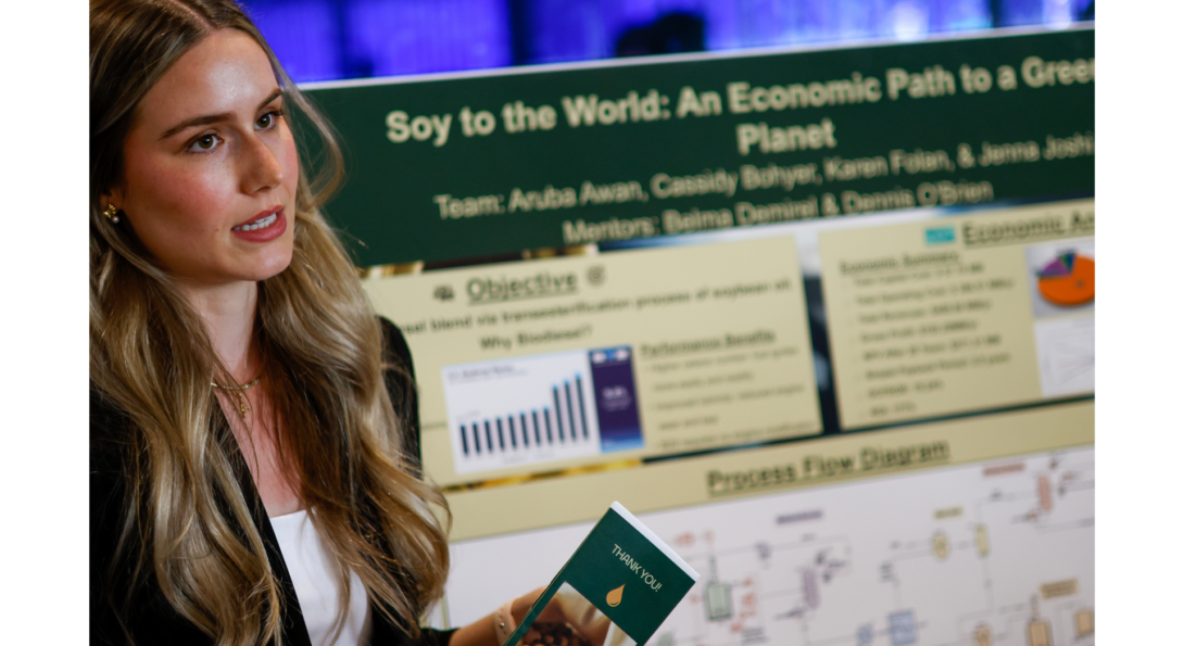 A Chemical Engineering Senior Presents Her Project